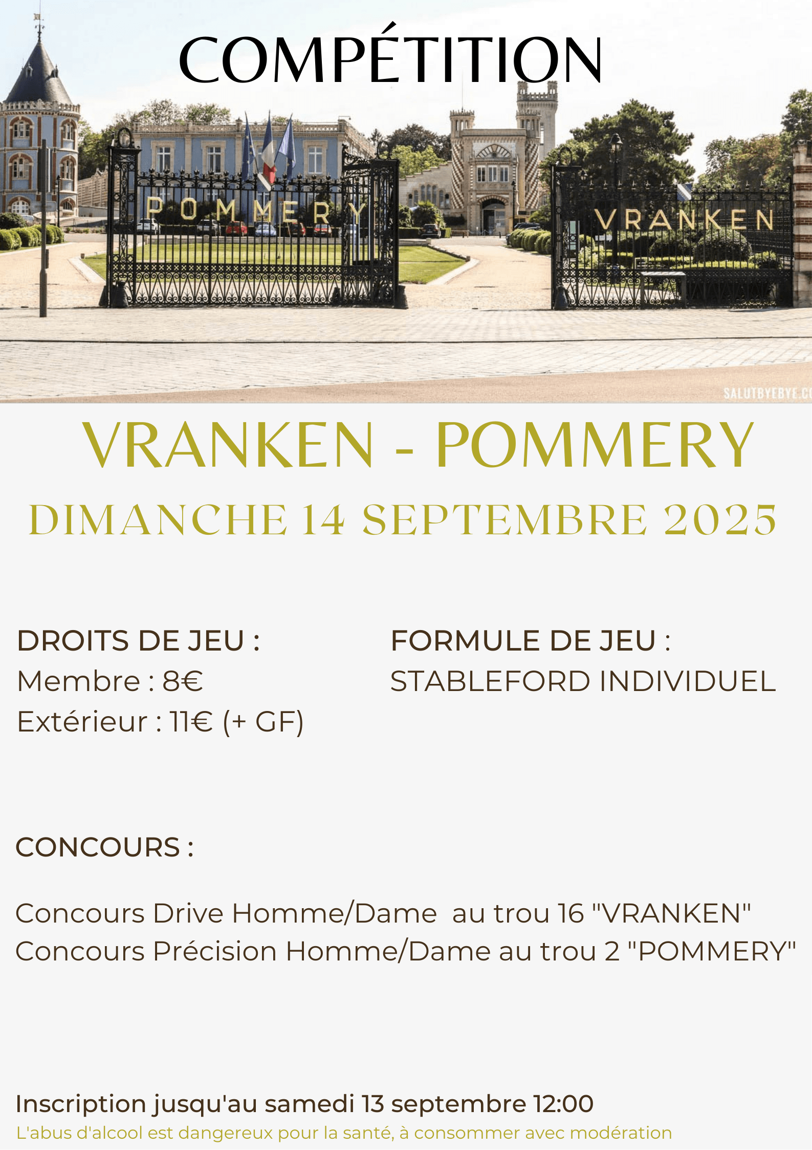 Compétition Vranken Pommery